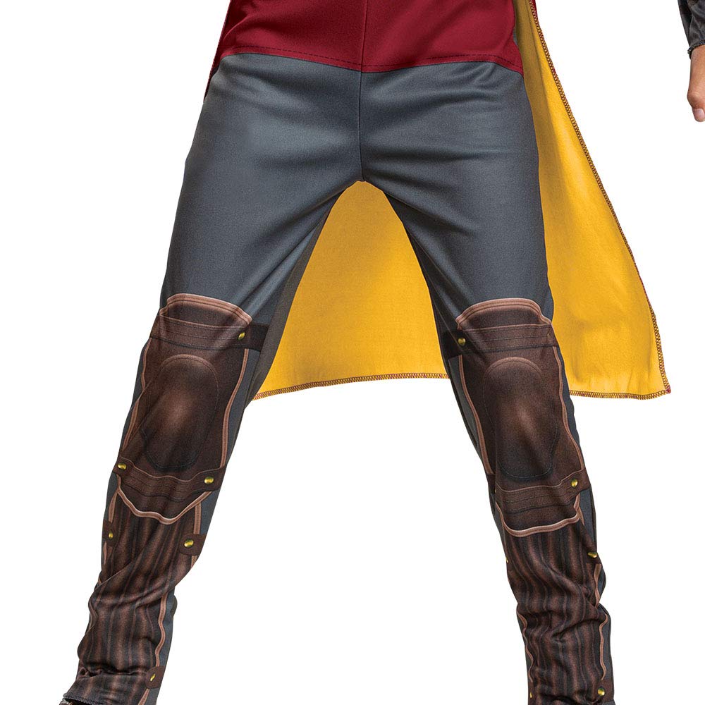 Ron Weasley Quidditch Costume For Kids, Classic Harry Potter Boys Outfit, Children Size Medium (7-8) Red