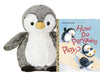 Aurora World Plush Tubbie Wubbie Cuddly 12'' (Gift Set) (Perky Penguin)