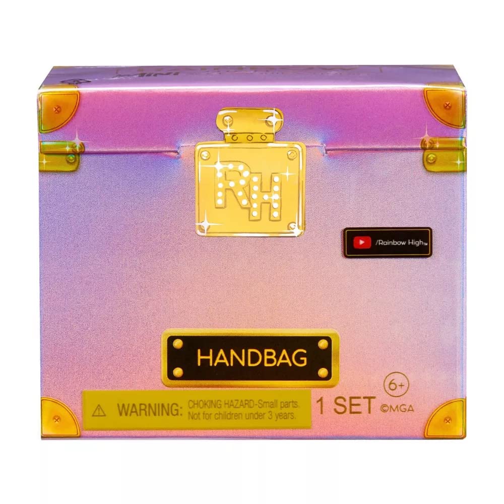 Rainbow High Mini Accessories Studio Handbags - 25+ Fashion Collectibles, Medium, Multicolor, Model 586067XX1EUC