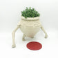 3D Printed Pot Boy Iron Fist Alexander Mini Succulent Planter Paintable Figure With Lid (Large)
