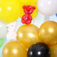 Lovestown 110Pcs Gold Latex Balloons, 12 Inch Metallic Helium Round Balloons Party Balloons With Ribbon For Engagement Birthday Anniversary Baby Shower Graduation Wedding Party Decorations