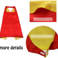 COTATERO Kids Superhero Capes Set (4PCS) - Colorful Nylon Costumes for Birthday Party & Christmas Gift, 27*27 inches