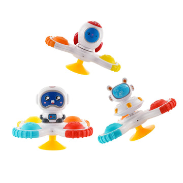 Hundredmore Suction Cup Spinner Toy For Baby 12-18Months, Bath Toys For Toddlers 1-3, Boys And Girls 1St Birthday Sensory Toys G
