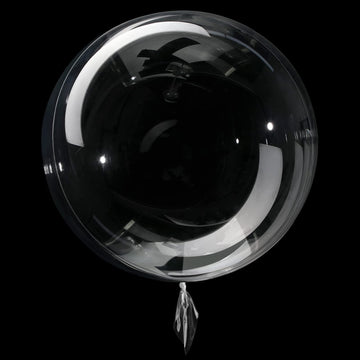 40 Pieces Bobo Balloons Transparent Bubble Bobo Balloon Praty Bobo Balloons Clean Bobo Balloons For Christmas Wedding Birthday Party Decorations (20 Inches)