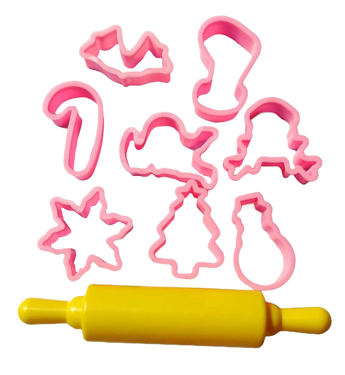 Bestubuy Clay And Sand Modelling Mould Plants Design (Pink & Yellow) 9 Pcs Set