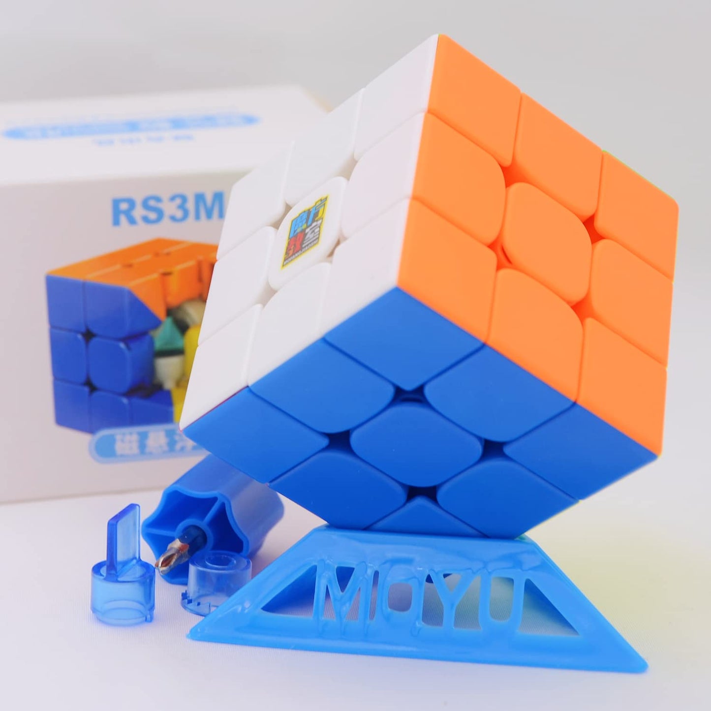 Bukefuno Moyu Rs3M 2021 Maglev 3X3 Magnetic Version Speed Cube Stickerless Magic Rs3 M Puzzle Cube Moyu 2021 Rs3M Maglev Cubes 3X3 Speed