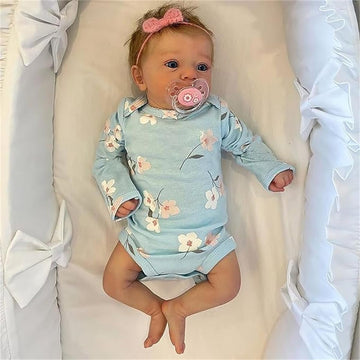 Gycv Lifelike Reborn Baby Dolls Girl - 18 Inch Realistic Newborn Vinyl Baby, Reborn Doll Soft Body, Real Babies That Look Real,