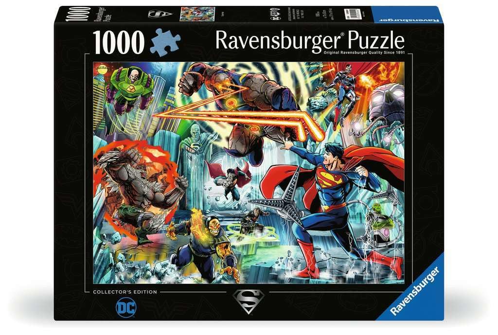 Ravensburger DC Collector's Edition Superman 1000 Piece Jigsaw Puzzle for mature-themeds - 12000245 - Handcrafted Tooling  Made in Germany  Every Piece Fits Together Perfectly