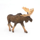 Papo Standing North American Moose Toy Figure  Multicolor