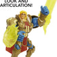 Masters of the Universe and He-Man He-Man Action Figure in Grayskull protective covering with Power Attack Move & 2 Accessories Inspired by MOTU Netflix Animated Series  5.5-in Collectible Toy for Kids Ages 4Y+
