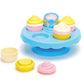 Green Toys Cupcake Set - 16 Piece Pretend Play, Motor Skills, Language & Communication Kids Role Play Toy. No BPA, phthalates, P