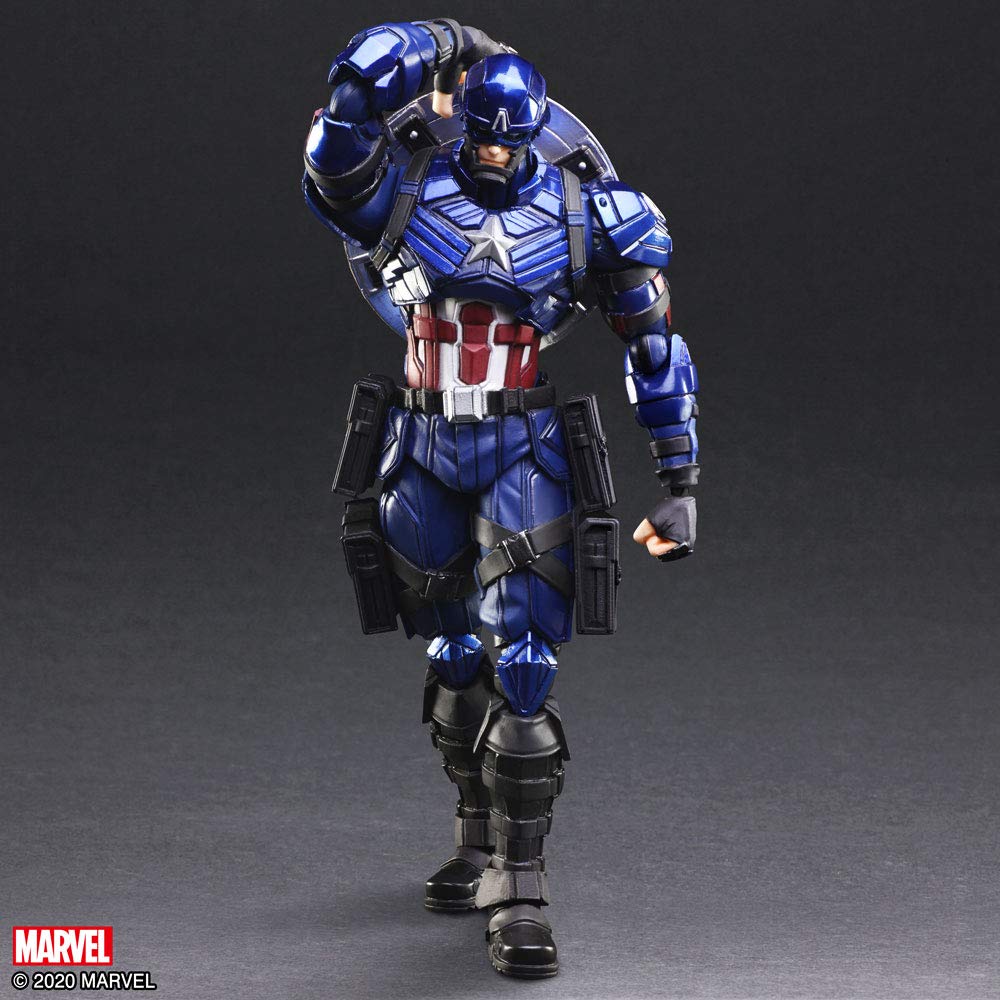 Marvel Universe Captain America Variant Bring Arts Action Figure  Multicolor