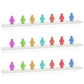 3-Pack Display Shelves For Minifigure - Wall Mount Shelf For Building Bricks Holds Up To 72 Figures, Cabinet Acrylic Floating Di