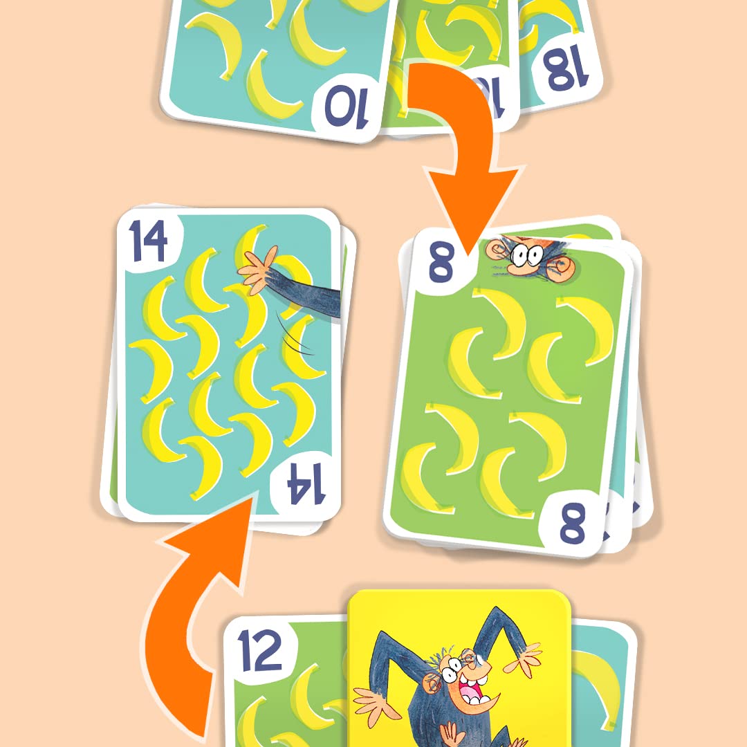 Melon Rind Math Game - Jump 2 Card Game for Kids, Fun Learning Multiples of 2, Multicolor, Ages 6+, Model 2024-10