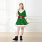Lmyove Elf Dress Christmas Costume For Girls, Elfs Costumes Xmas Gift For Kids