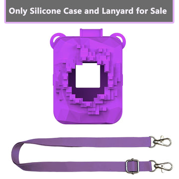 Silicone Case For Bitzee Magicals Interactive Toy Digital Pet, Protective Skin Cover For Bitzee Magicals Virtual Electronic Digital Pet And Case Accessories (Case For Bitzee Magicals) (Purple)