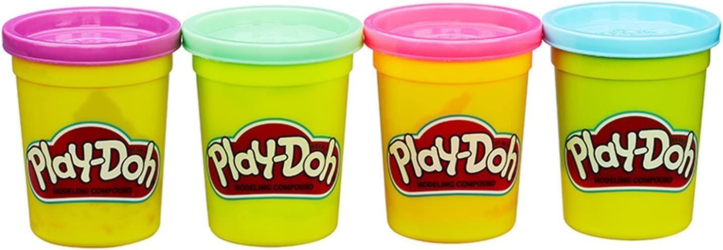 Play-Doh Bulk Mixed Colors 12-Pack of Non-Toxic Modeling Compound, (4oz) Cans (12-Cans, 48oz)