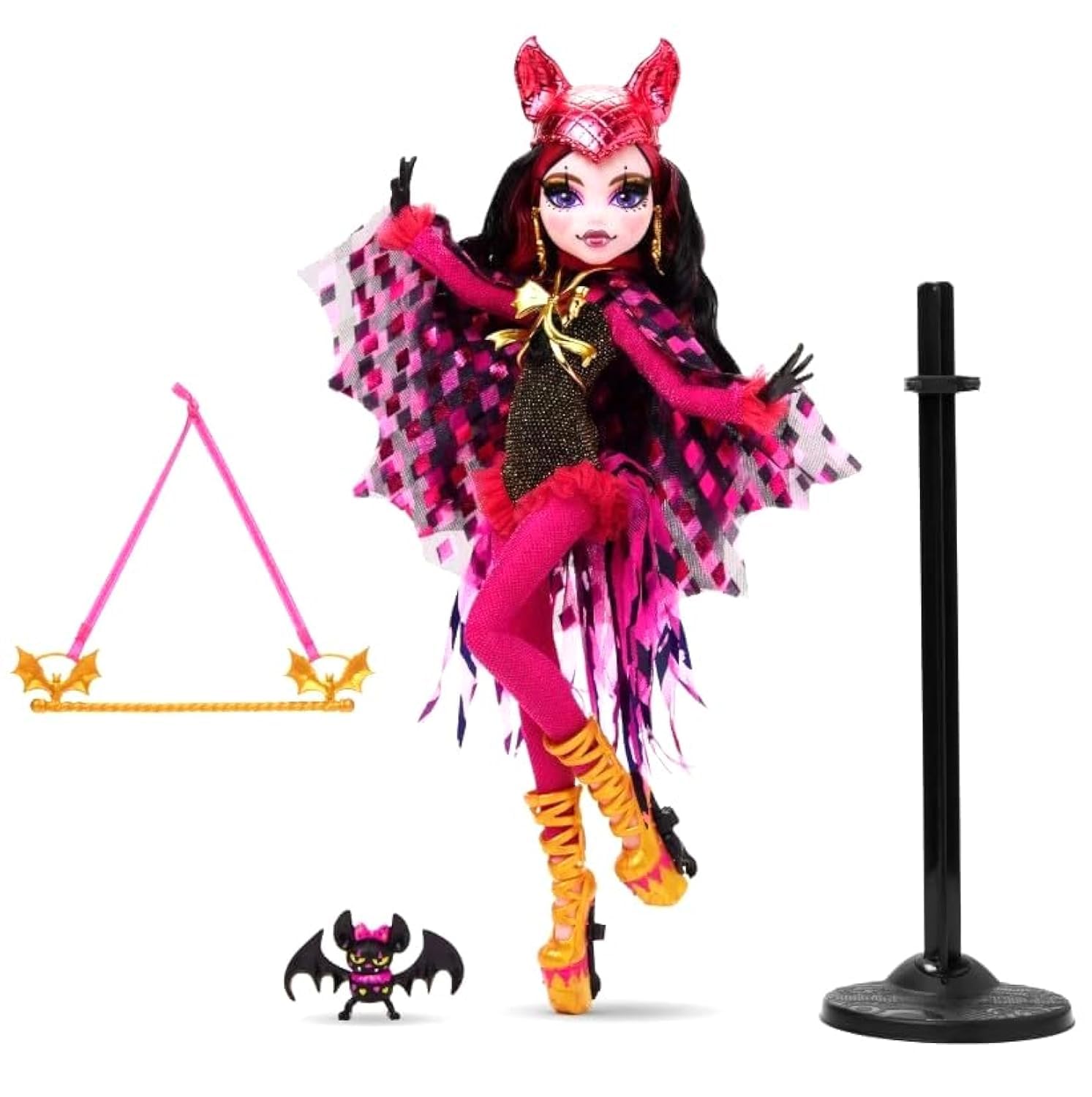 Monster High Freak Du Chic Draculaura Figure - Sdcc 2023 Exclusive, Pink