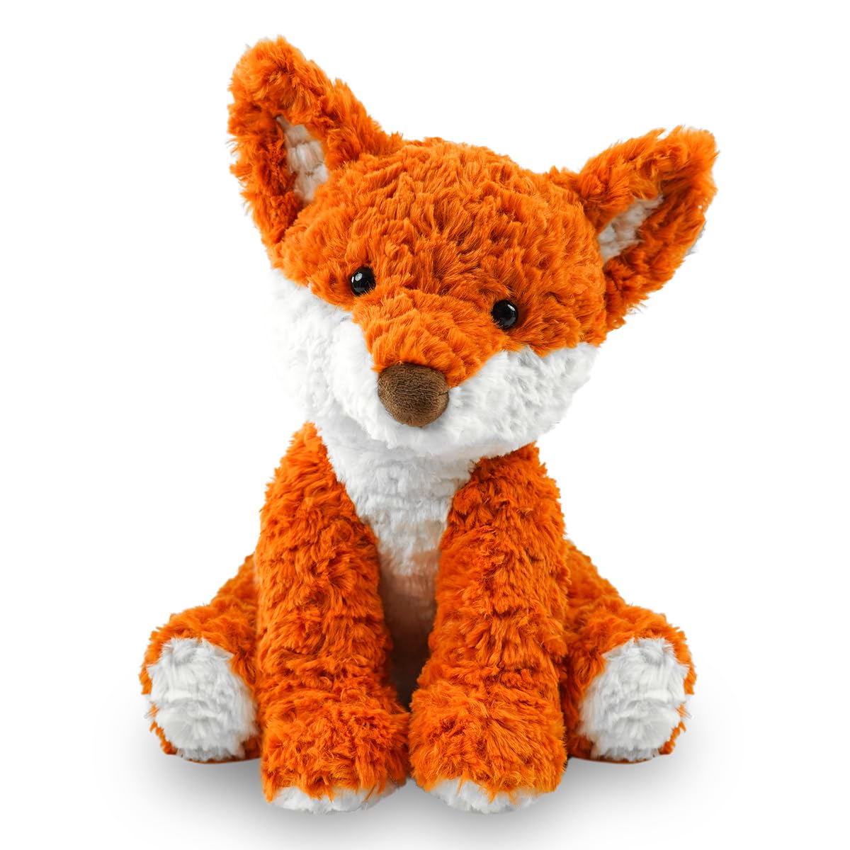 JUSTQUNSEEN Fox Stuffed Animals Plush Toys,11 inch Stuffed for Boys Girls Kids,Soft Realistic Fox Stuffed Animal Toys Adorable G