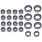 Faccnoy 24Pcs Sealed Bearing Kit For 1/24 Fms Fcx24 Power Wagon Rc Crawler Upgrade Parts