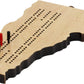 Vermont Shaped Cribbage Board - Made In Usa