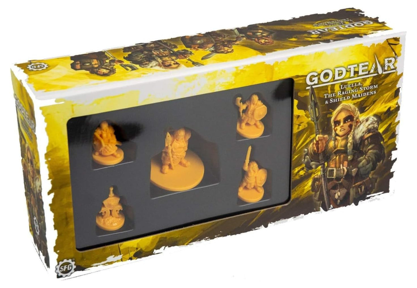 Steamforged Games Godtear: Luella, The Raging Storm - Large Steel Figure, Assorted Color, Model SFGT-021