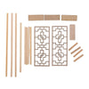 CALANDIS Woodcraft Construction Kit Wooden Model Door Window Building Puzzle Gift #1