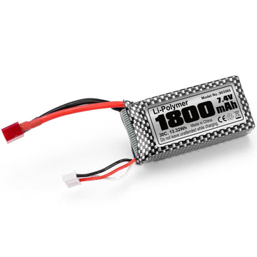 Haiboxing Brushless Rc Cars Li-Po Battery, 1/12Th 1/14 Scale Spare Parts 7.4V 1800Mah Rc Truck Upgraded Batteries Apply To 903A