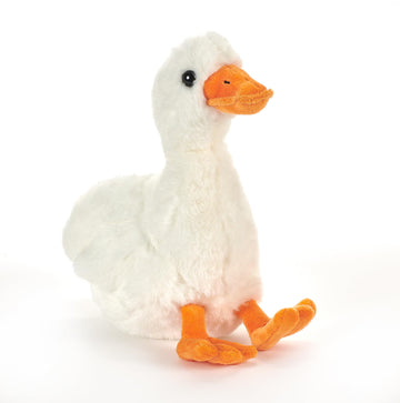 The Petting Zoo White Floppy Duck Plush Toy - 9 Stuffed Animal for Kids, Wild Onez Wildlife Collection, Perfect Gift