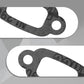 FLMLF Gasket for Exhaust Pipe Fit 23CC 26CC 29CC 30.5CC 32CC 35CC 36CC 1/5 RC Car Engine for 1/5 RC HPI Baja 5B 5T 5SC Redcat HS