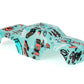 SummitLink Custom Body Compatible for 1/10 Scale RC Car or Truck (Truck not Included) (Graffiti Blue)