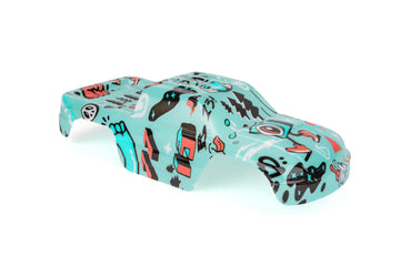 SummitLink Custom Body Compatible for 1/10 Scale RC Car or Truck (Truck not Included) (Graffiti Blue)