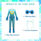 Agribazaar Halloween Costume Party Bodysuit Party Dress Up Halloween Outfits Jumpsuit Birthday Party Cosplay Clothes