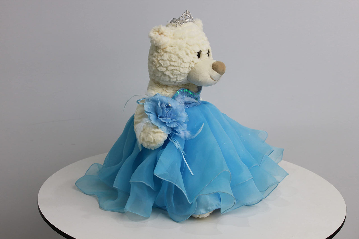 20' Quince Anos Quinceanera Last Doll Teddy Bear With Dress (Centerpiece) ~Babyl Blue~ B16831-4