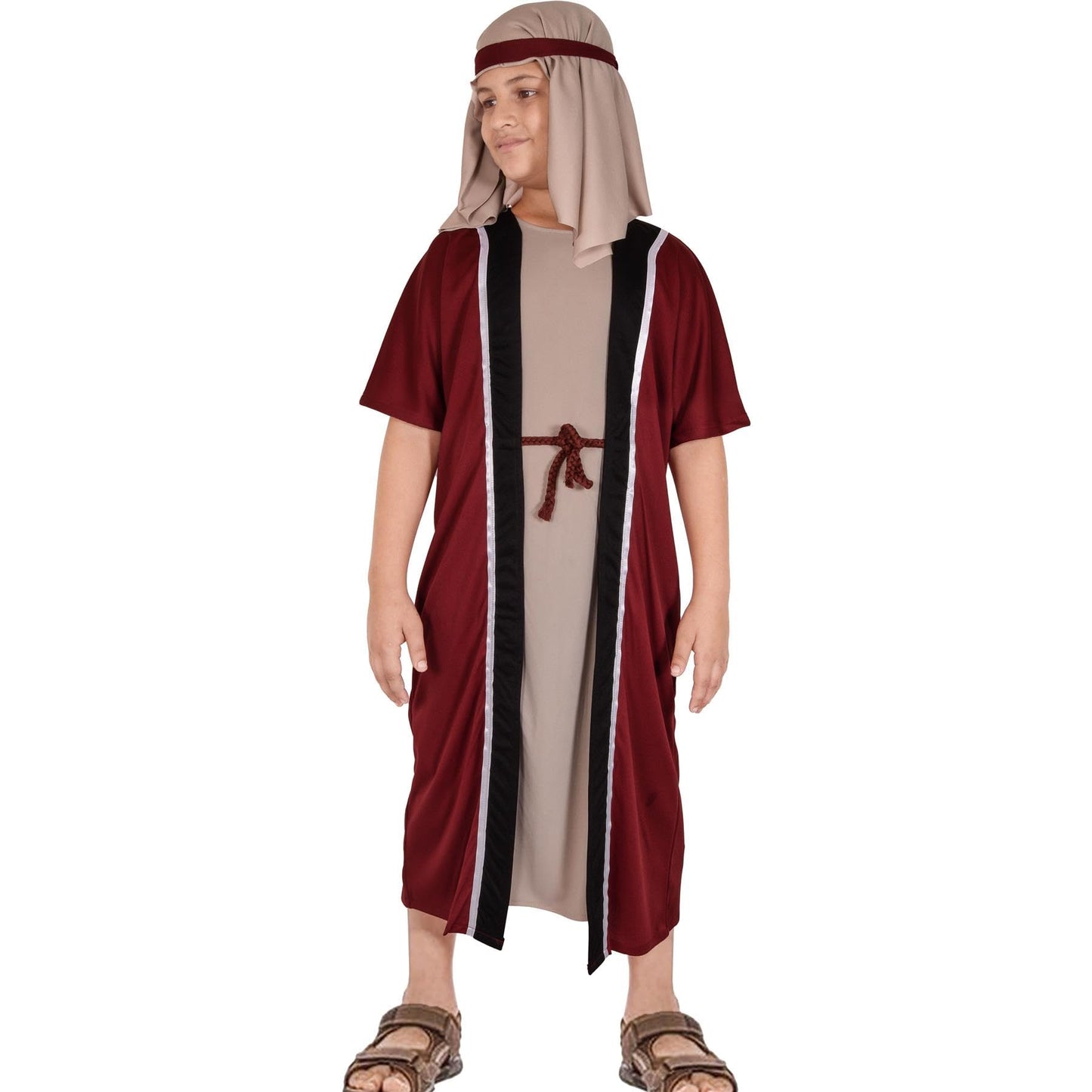 A2Z 4 Kids Boys Xmas Nativity Joseph Costume Fancy Dress - Joseph Costume 6-8