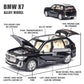 Adlon Car 4 Wheel Drive Metal Car Pull Back with Open Doors, Engine Cover, Front and Rear Light & Music Great Gift for Boys and
