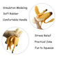 3 Pcs Squishy Banana Toys Simulated Peeling Banana Decompression Toy Stress Relief Simulation Bananas Party Favors For Adults Ap