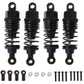 Aluminum Rc Shocks Absorbers Damper For Tamiya Tt01 Mf-01X 1/10 Rc Car Upgrades Parts 4 Pcs/Set(Black)