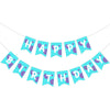 VitalCozy Monster Birthday Party Decoration Cartoon Happy Birthday Pre-strung Banner for Kids Girls Boys Monster Themed Event Ba