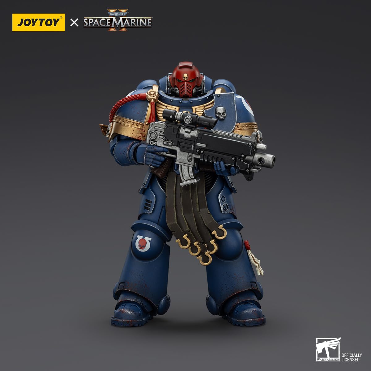 malt-inspiredISE JOYTOY 1/18 Action Figures - Warhammer Space Marine 2 Ultramarines Sergeant Gadriel Collectors Edition - 5 Ages 15+