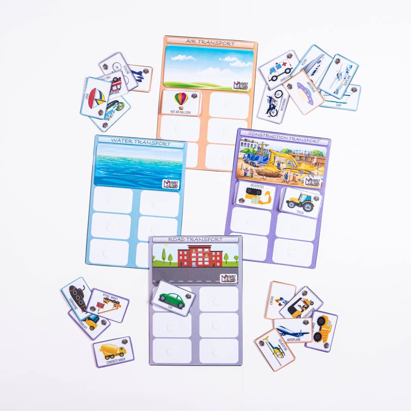 Monkey Minds Sorting Mats Know Your Transport//Early Educational Toy And Learning Activity//Concept Of Identication, Categoriza