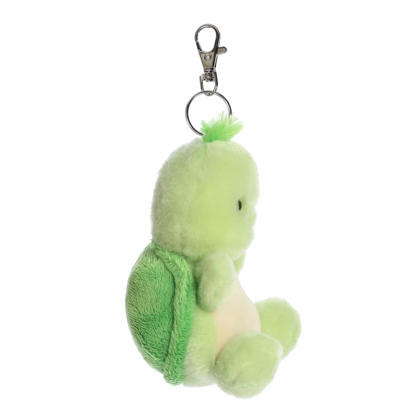 Aurora Adorable Palm Pals Tiny Turtle Clip-On - Fun Collectible Plush for Kids and mature-themed Collectors - Perfect for Decorating Rooms and Birthday Gifts - Green 4 Inches