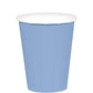 Vibrant Pastel Blue Paper Cups (Pack of 20) - 9 oz. - Perfect for Parties, Gatherings, Picnics & Home Use