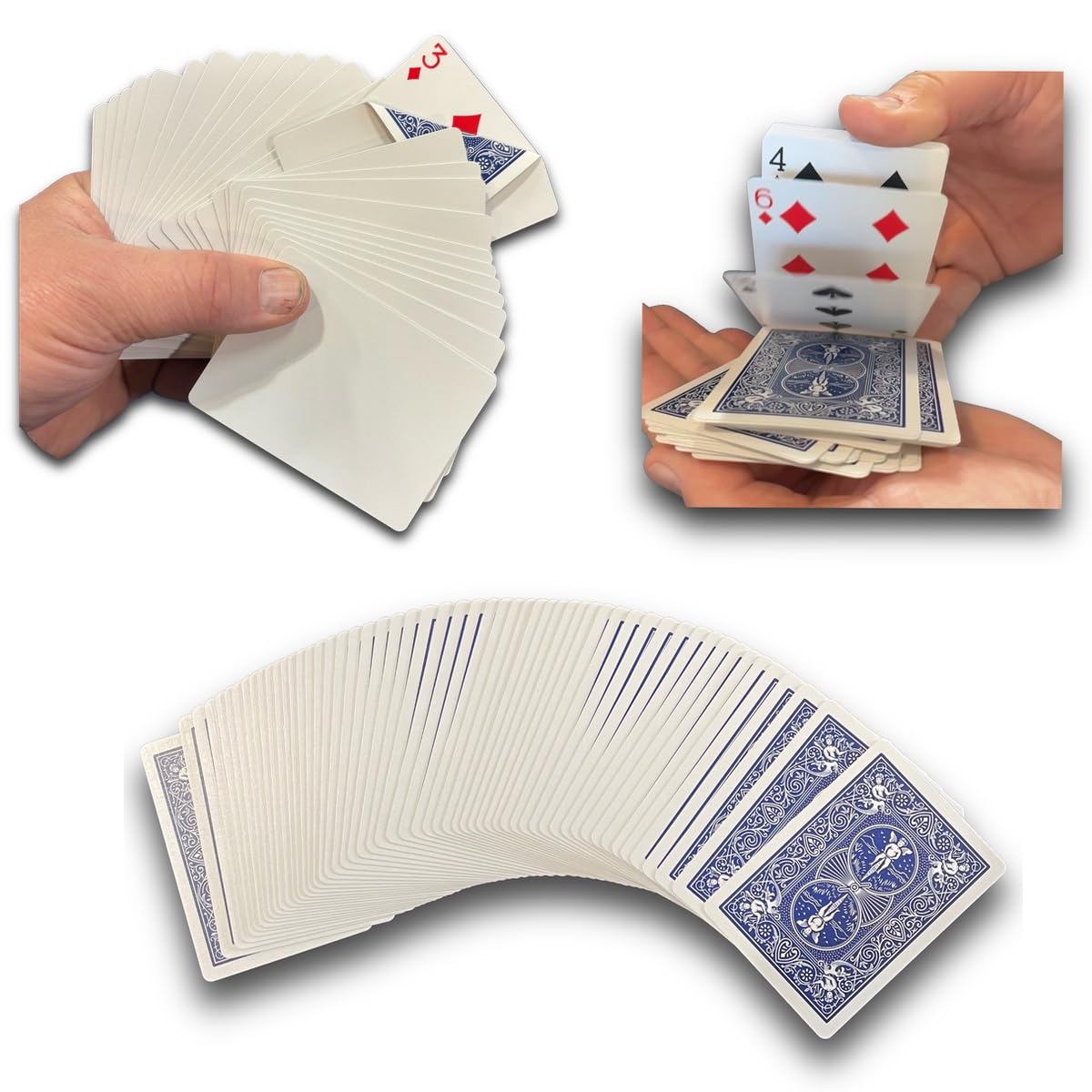 Hat Trick Magic Card Illusions for Beginner to Professional Wizards - Appearing, Teleporting, Transforming Miracles (Blue Mental