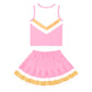 SCYPRUTH Cheerleader Costume for Girls - Outfit for Cheerleading, Kids Cheer Dress Up