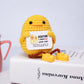 Artlunar Gifts For Sister Funny Long Legged Positive Duck Emotional Support Crochet Gifts With Sister I Love You Inspirational C