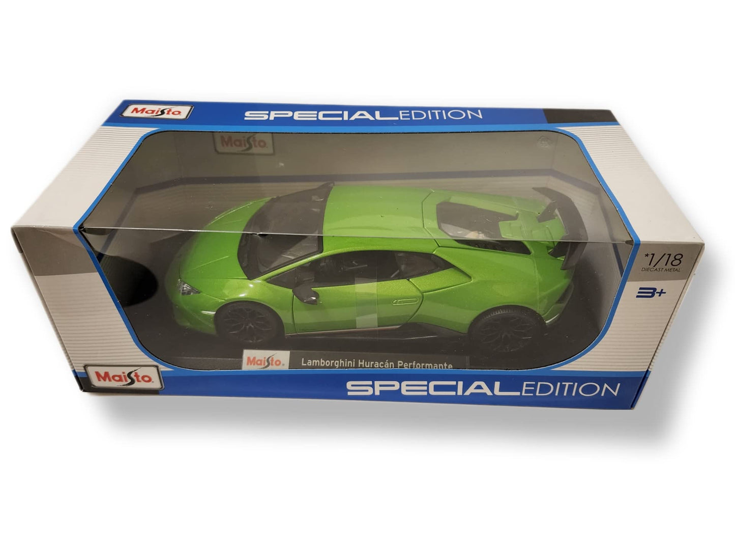 Best Maisto Diecast Car Huracan Performante 1:18 Special Edition 10.5" Green Model 31391GRN