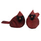 Set Of 4 Small Resin Cardinal Figurines #U2813