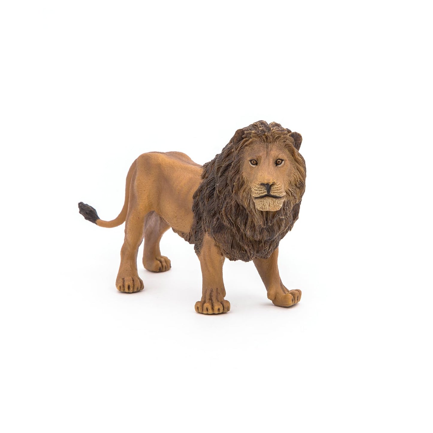 Papo Standing Male Lion Toy Figure - Multicolor Plastic Model 50040