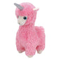 TY Lana Pink Llama W/Horn - Beanie Babie
